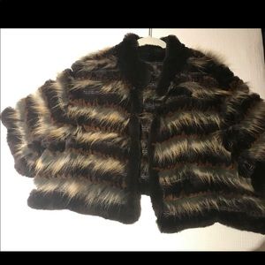 Fur bolero jacket